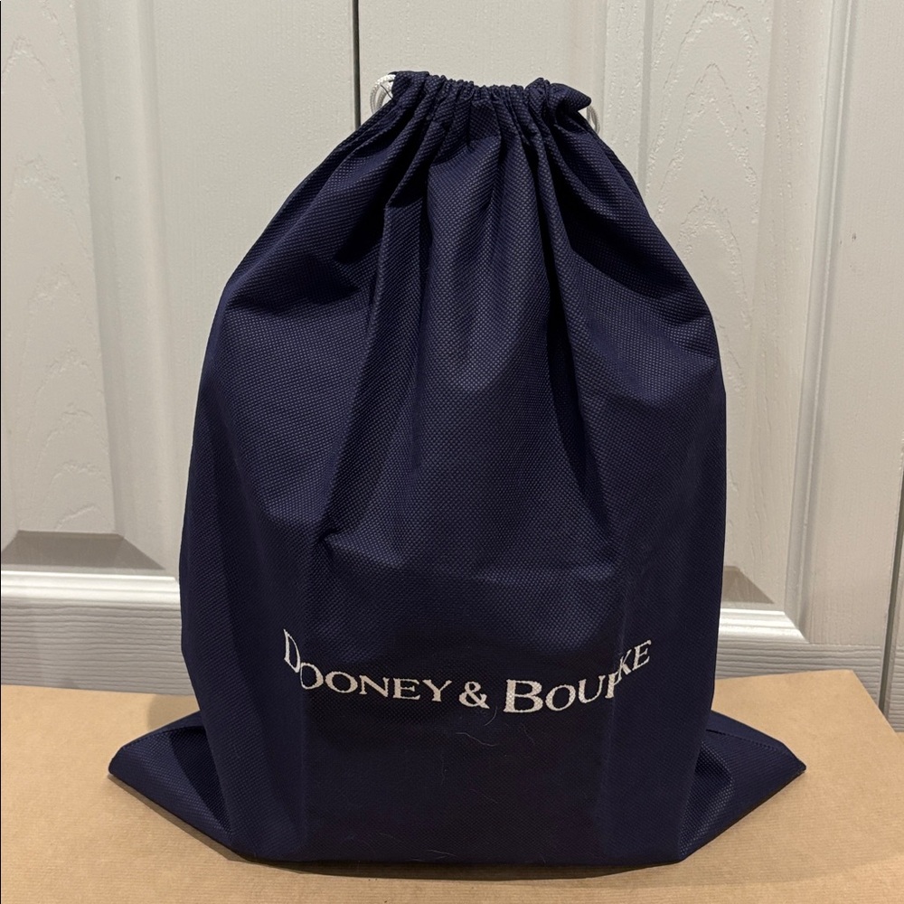 Dooney & Bourke - Raleigh Small Roxy Bag Ocean Blue Leather with Tan Trim - Picture 8 of 8